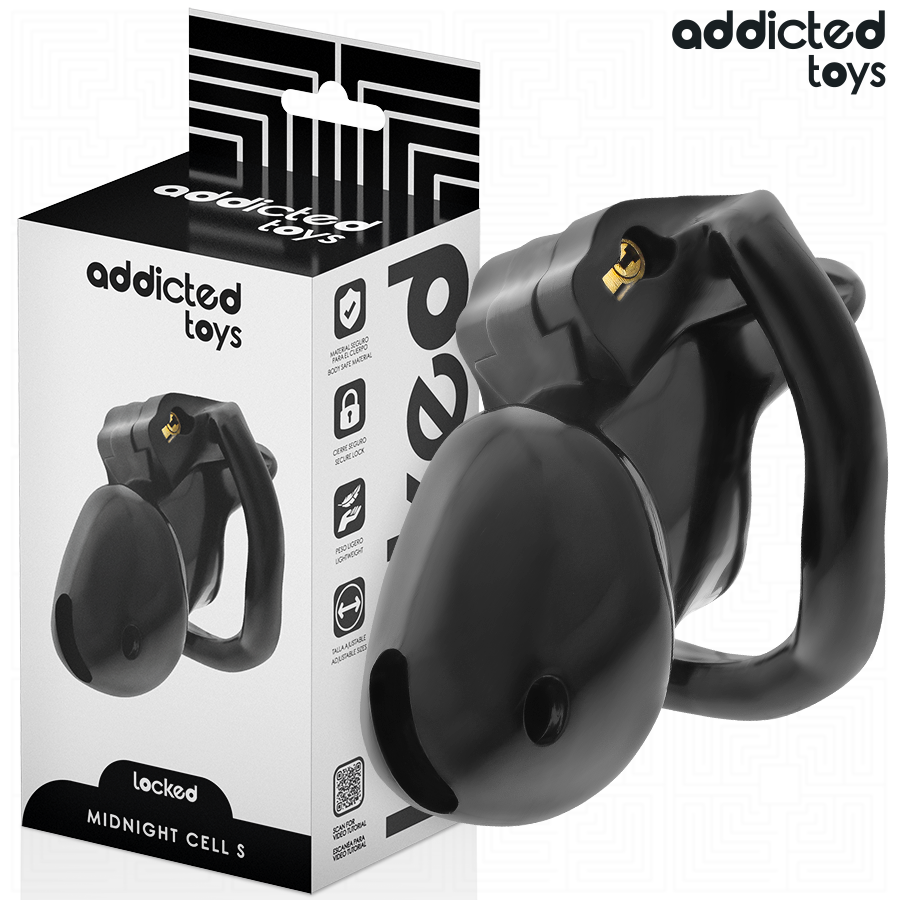 img_207030_3550de225cf95d61017a49482abf1b1a_1.png ADDICTED TOYS LOCKED - MINDNIGHT CELL JAULA PARA PENE TALLA S 4.8 CM