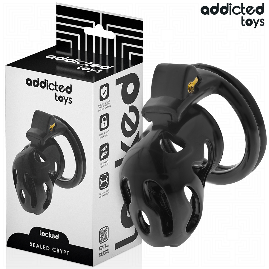 img_207078_419e042d34e55108d7cb2e010c8b8907_1.png ADDICTED TOYS LOCKED - SEALED CRYPT JAULA PARA PENE 8 CM