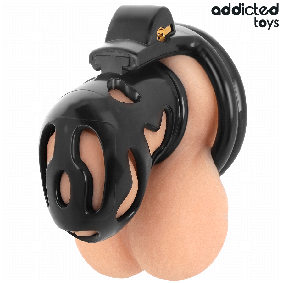img_207083_f2dd275f985429262291aab0d9be7cf1_1.png ADDICTED TOYS LOCKED - SEALED CRYPT JAULA PARA PENE 8 CM