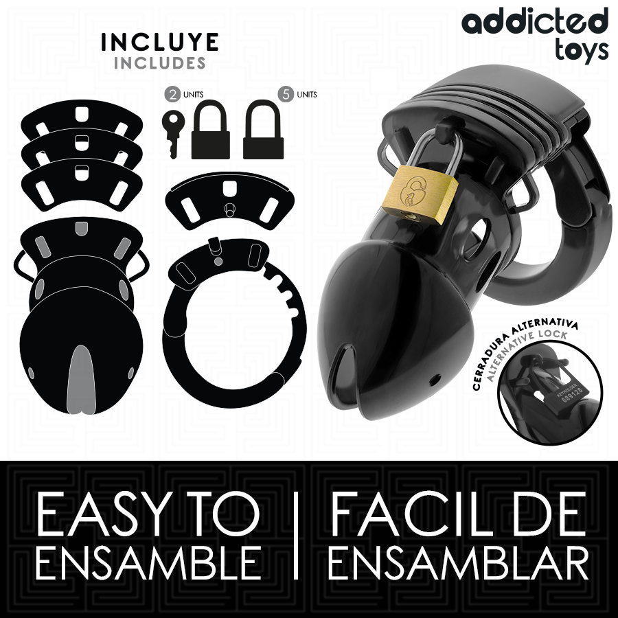 img_207111_6caac6dcf978cb94ae99689268ec15be_1.png ADDICTED TOYS LOCKED - CHASTITY DEPTHS JAULA PARA PENE 7,5 CM