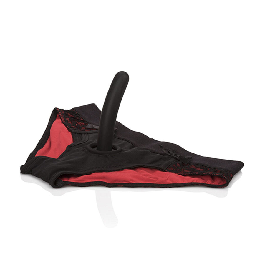 img_208186_b5a9feefefad27e30e0f36e18491d68b_1.jpg CALEXOTICS - SCANDAL SET DE BRAGUITAS ROJAS CON DILDO TALLA S/M