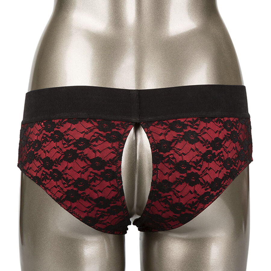 img_208245_eaea99da1ee20de1e3249ce3f21ca279_1.jpg CALEXOTICS - SCANDAL SET DE BRAGUITAS SIN ENTREPIERNAS CON DIDLO TALLA S/M