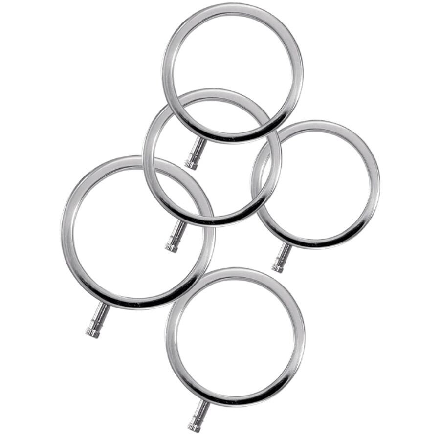 img_208372_a3fa09b4005cfcbfe8556333da21f4f2_1.jpg ELECTRASTIM - ELECTRARINGS ANILLOS METÁLICOS PARA EL PENE PACK 5