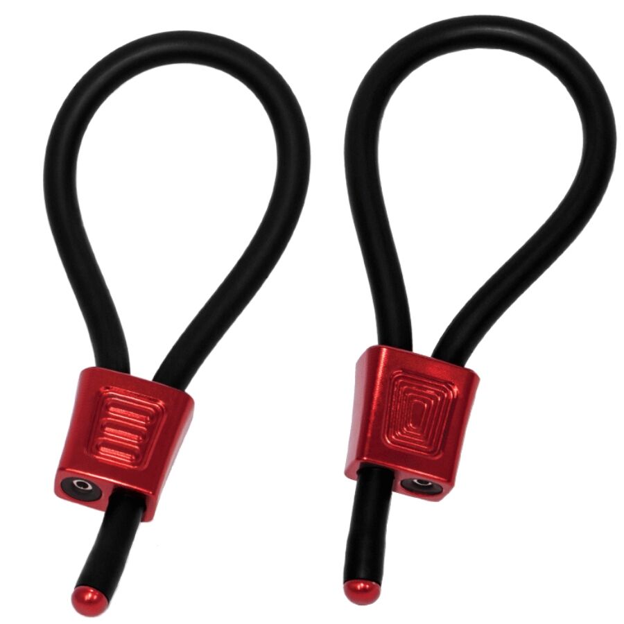 img_208417_c60fa0288b5eb6889d9853a216941833_1.jpg ELECTRASTIM - PRESTIGE ELECTRA LOOPS ANILLOS DE PENE AJUSTABLES ROJO