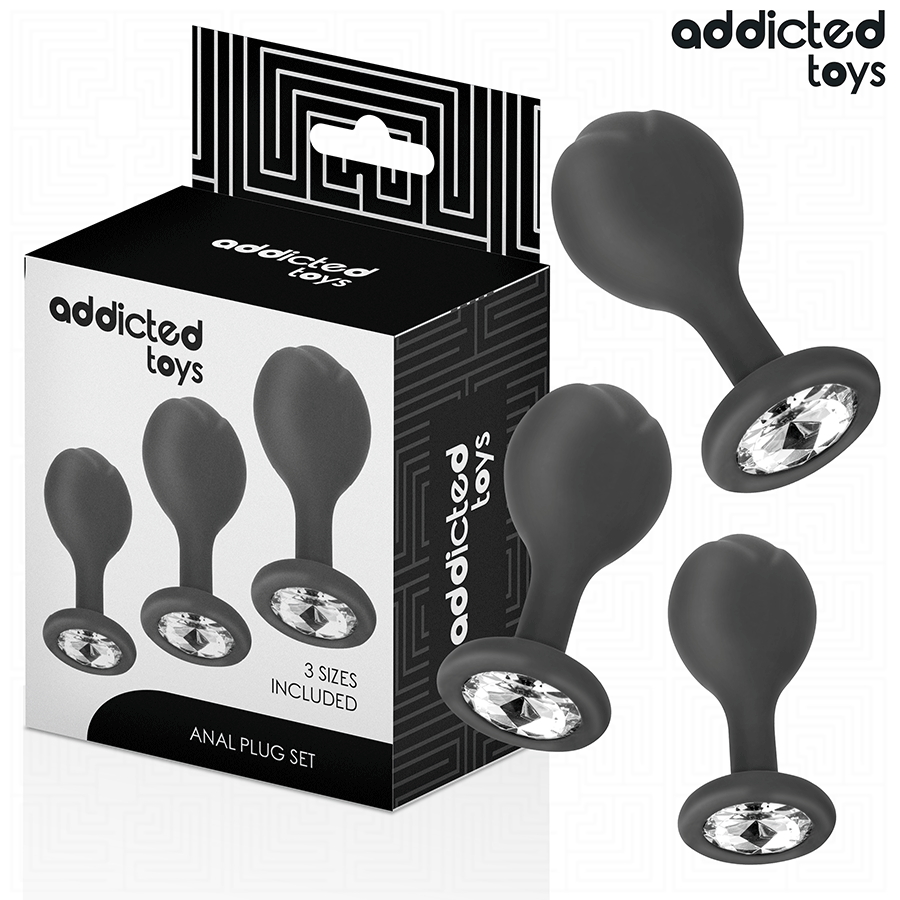 img_208831_07efd6b866c50e94cd9cd1400d7e4d15_1.png ADDICTED TOYS - SET DE 3 PLUG SILICONA ANAL CON JOYA