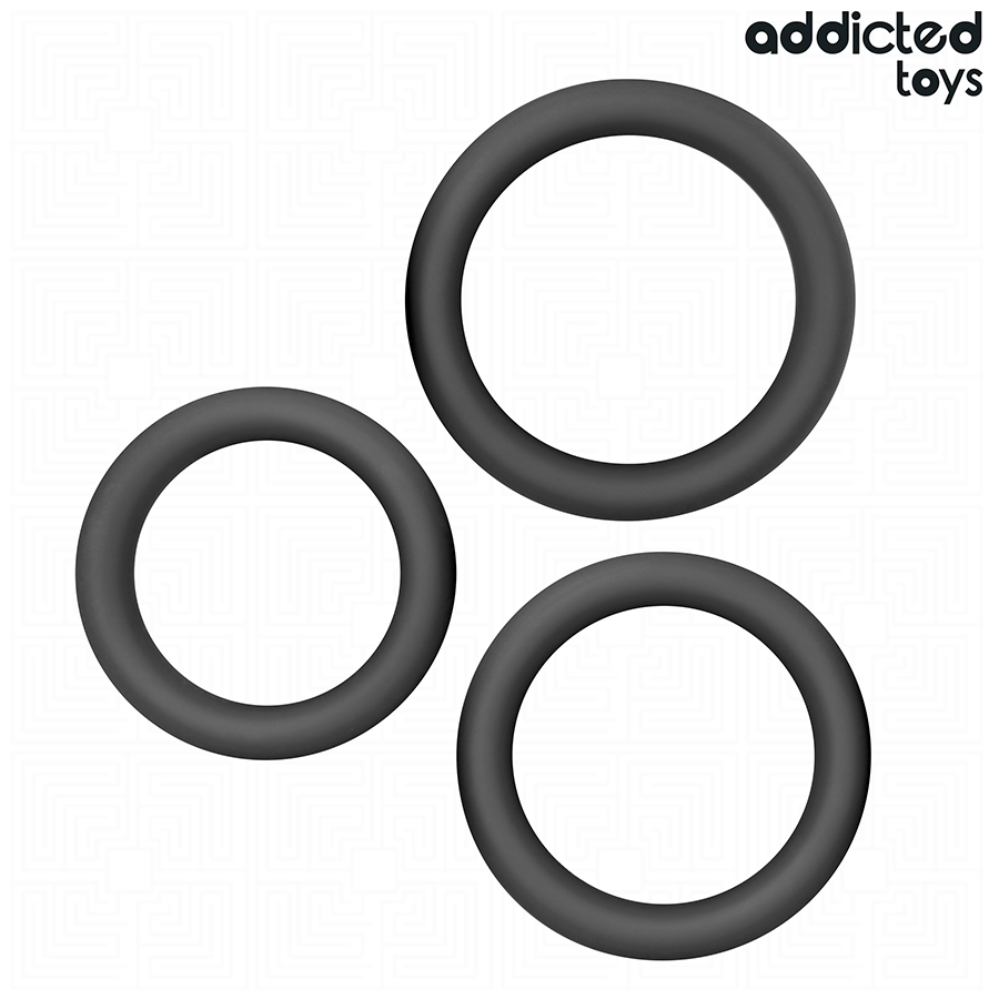 img_208833_065d3d66d82f305cef3a2304256513d8_1.png ADDICTED TOYS - SET DE ANILLOS SILICONA PLANOS