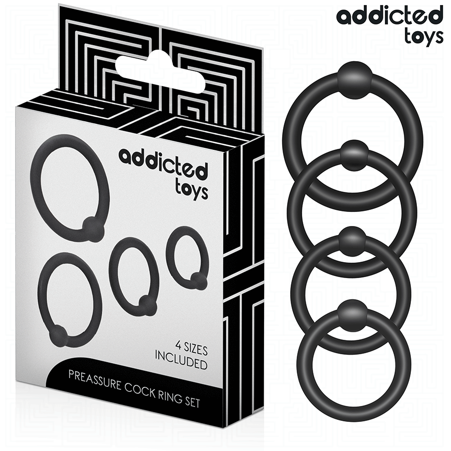 img_208853_d00d7cbcec608548fccc4708656b0848_1.png ADDICTED TOYS - SET ANILLOS SILICONA DE PRESIÓN