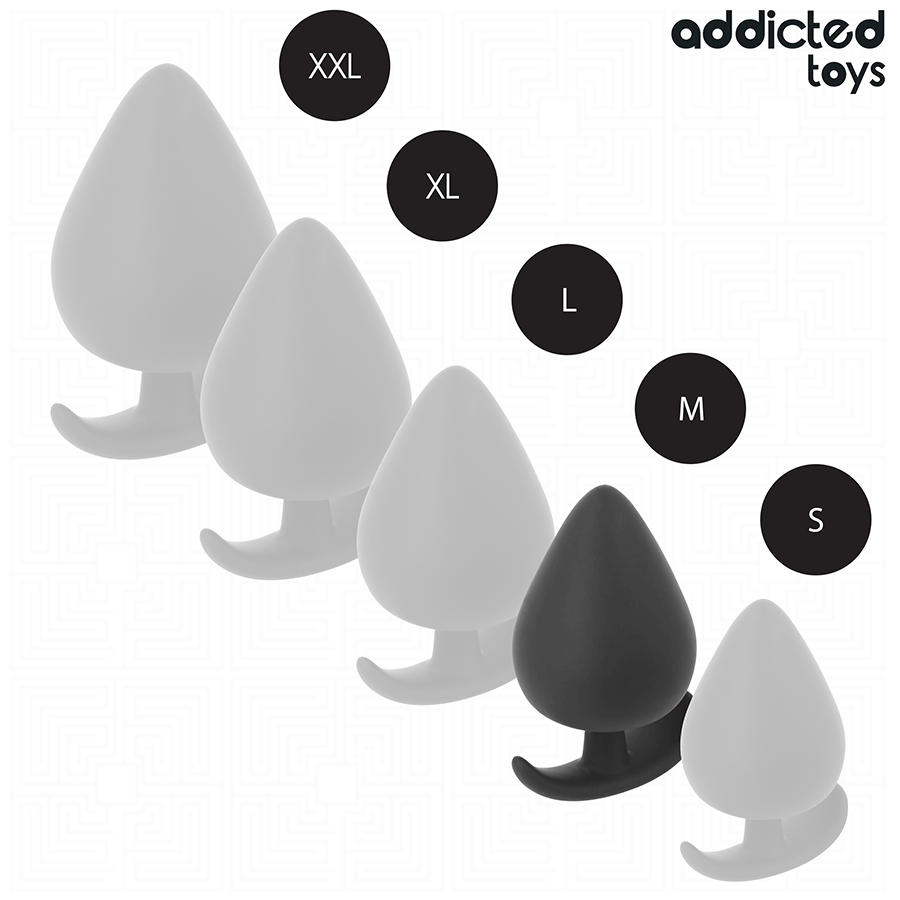 img_208882_07c2549b04c8a88151e62b25be8966e4_1.png ADDICTED TOYS - PLUG ANAL SILICONA TALLA M 6,6 CM