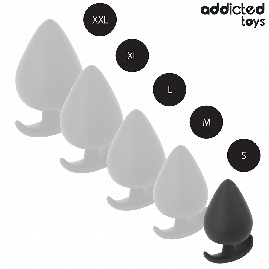 img_208884_043fcee760c4add11ed9c5b7c7b92c49_1.png ADDICTED TOYS - PLUG ANAL SILICONA TALLA S 5,3 CM