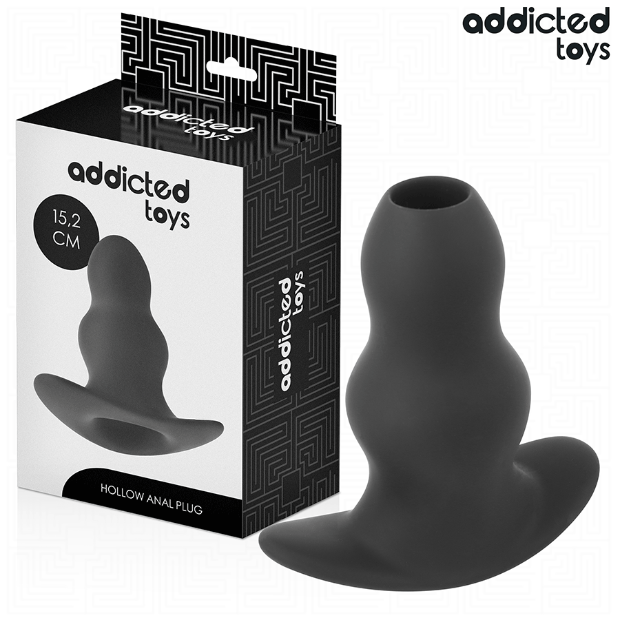img_208892_fa9a74c0e14a25ca6f6025bc3b5abf1c_1.png ADDICTED TOYS - PLUG ANAL HUECO SILICONA TALLA XXL 15,2 CM