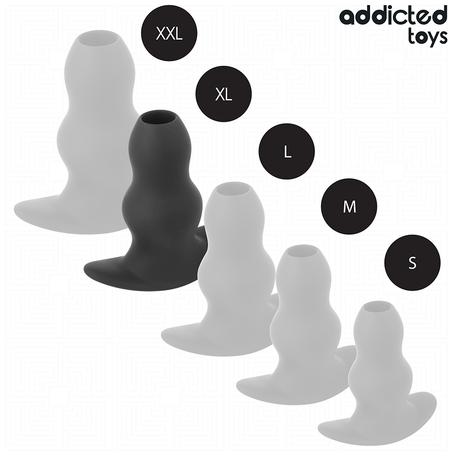 img_208900_49c470388c8448278d759e12931585b9_1.png ADDICTED TOYS - PLUG ANAL HUECO SILICONA TALLA XL 13,9 CM