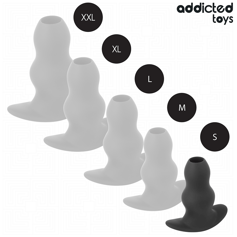 img_208922_8246fee71e9524d7ef1d9935c5ab706e_1.png ADDICTED TOYS - PLUG ANAL HUECO SILICONA TALLA S 7,3 CM