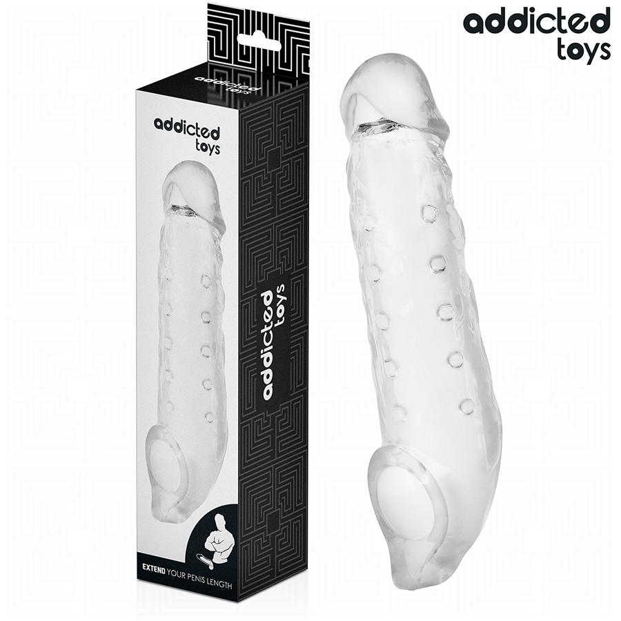 img_208982_d10dd1f8b8bc78b741d6ae5ab056ab48_1.png ADDICTED TOYS - FUNDA PARA EL PENE TRANSPARENTE TALLA S 23 CM