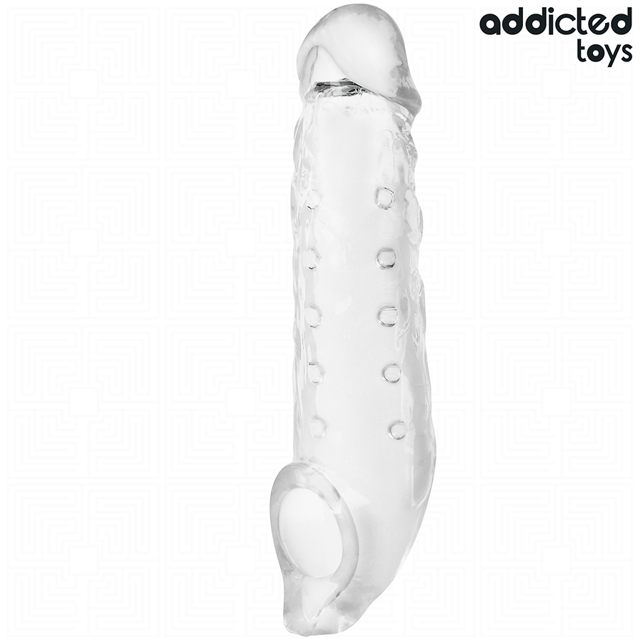 img_208990_ad10a3c9818e0d0a916e1279cd5daf2b_1.png ADDICTED TOYS - FUNDAS PARA EL PENE TRANSPARENTE TALLA M 27 CM