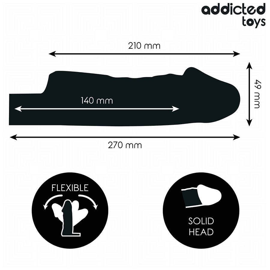 img_209003_4da20de907a9324f1f6e56d79e93da2c_1.png ADDICTED TOYS - FUNDAS PARA EL PENE TRANSPARENTE TALLA M 27 CM