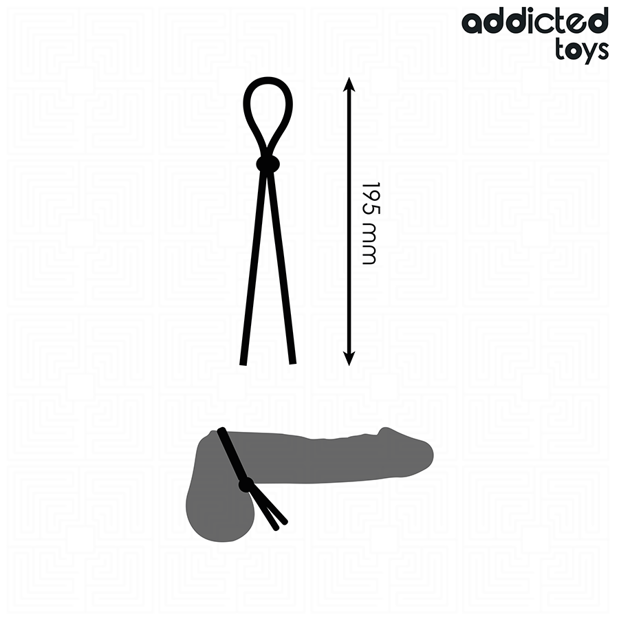 img_209012_fd18e3a1fab4e1be4037771b892a1268_1.png ADDICTED TOYS - CUERDA SILICONA PARA EL PENE DE LAZO SIMPLE
