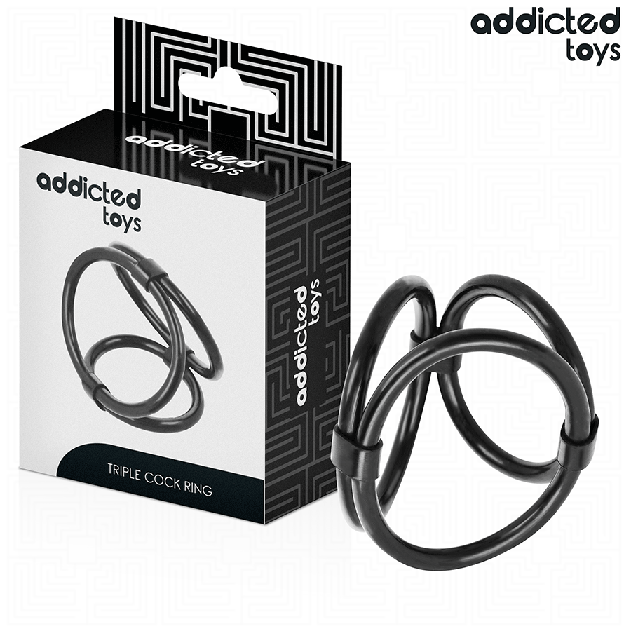 img_209040_dbed40ce91498ec54e4a1126a09f824a_1.png ADDICTED TOYS - ANILLO TRIPLE PARA EL PENE