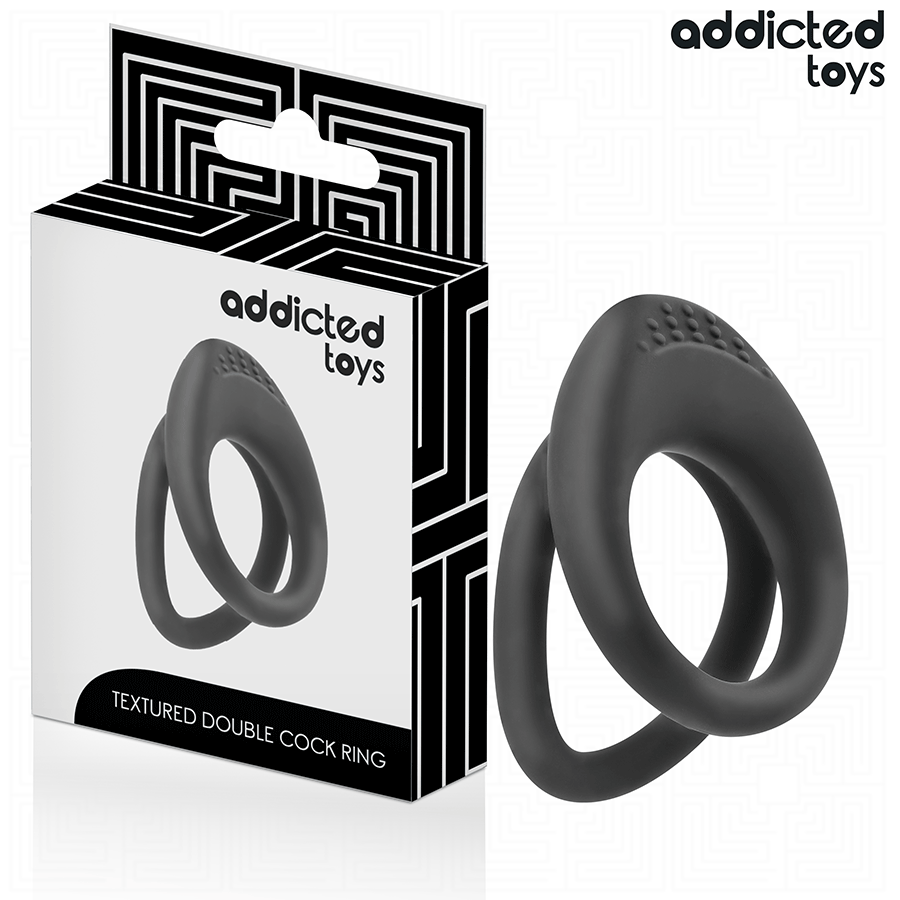 img_209049_97fd76d02fbe7252616f7cad5c57f878_1.png ADDICTED TOYS - ANILLO TEXTURIZADO DOBLE PARA EL PENE