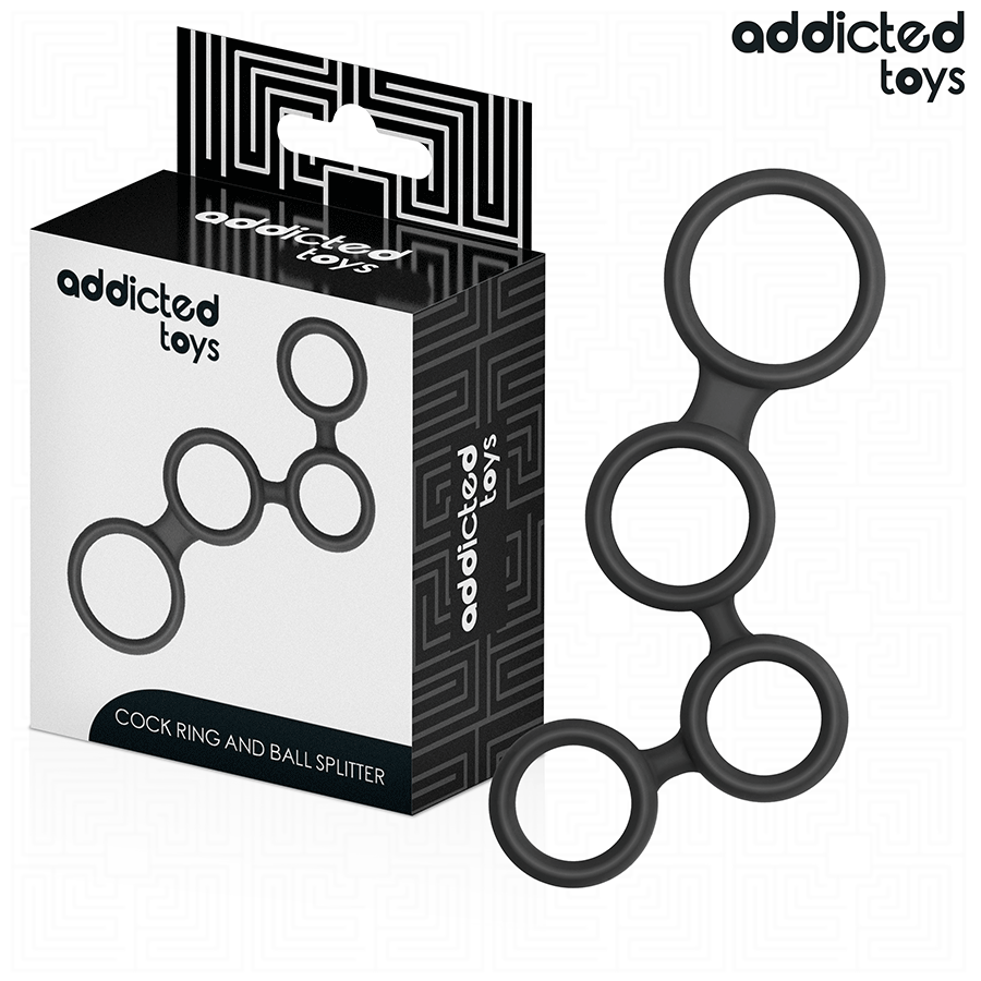 img_209064_27825b7c6bc52fdae684af5cdb20a8de_1.png ADDICTED TOYS - ANILLO PARA EL PENE CON DIVISORES PARA TESTÍCULOS