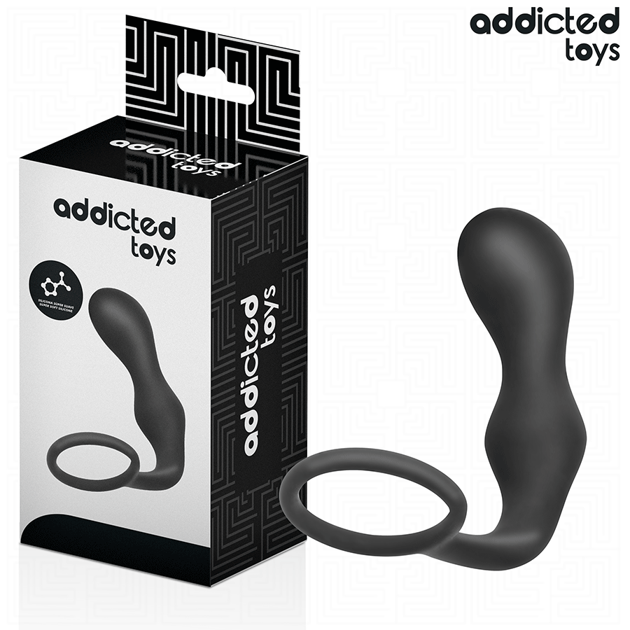 img_209141_2b2950b5d6b23b9e860590067b3a2f5e_1.png ADDICTED TOYS - PLUG ANAL CON ANILLO SILICONA MODELO 3