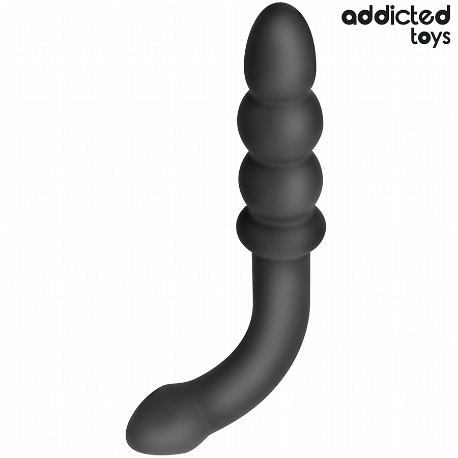 img_209166_2bd2ebec4ca0babf4743c9f8e131ebc4_1.png ADDICTED TOYS - MASAJEADOR ANAL DOBLE SILICONA 16,5 CM