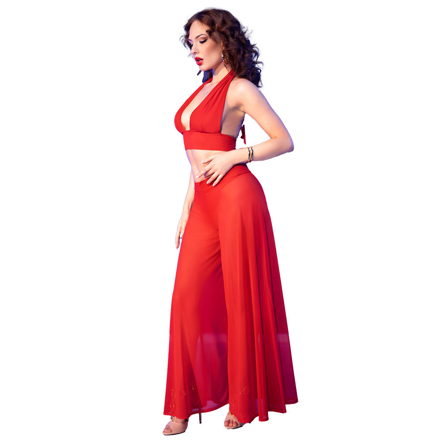 img_209238_ed771eb8ebdf777812a1b80c2566d997_1.jpg CHILIROSE - CR  4857 SET TOP Y PANTALONES ROJO TALLA S