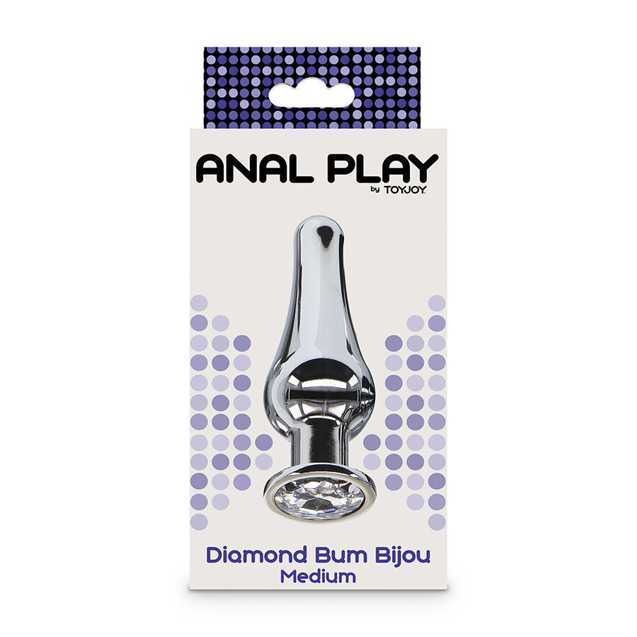 TOYJOY - ANAL PLAY DIAMANTE BUM BIJOU PLUG ANAL MEDIANO