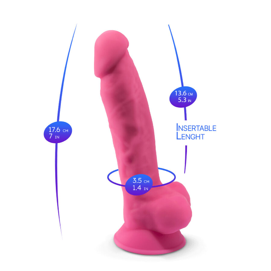 img_209932_27e1046b8484291e89dff684d9760c90_1.jpg SILEXD - MODELO 1 PENE REALÍSTICO SILICONA PREMIUM SILEXPAN ROSA FLUORESCENTE 17.5 CM