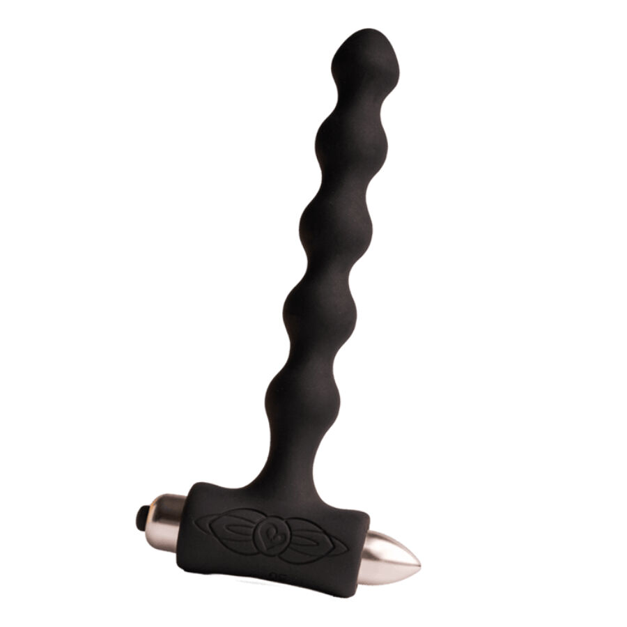 img_211067_4cf88d9342011676d136c40992267bc6_1.jpg ROCKS- OFF - PETITE SENSATIONS PEARLS PLUG ANAL VIBRADOR NEGRO