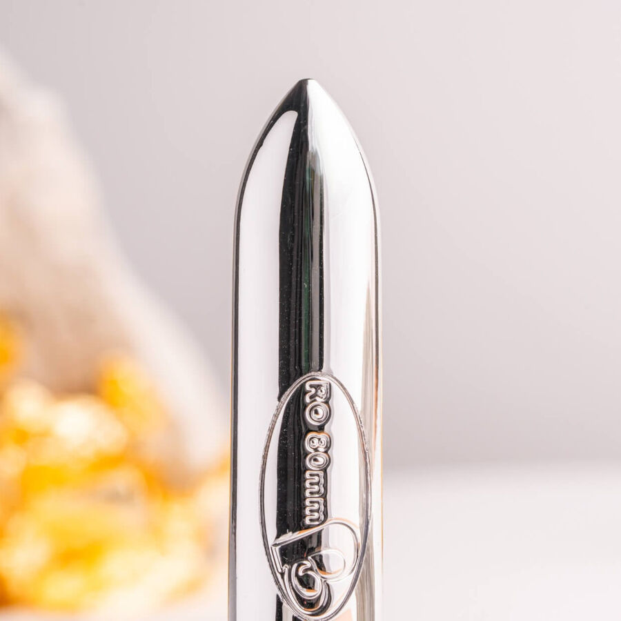 ROCKS- OFF - RO-80 CHROME BALA VIBRADORA PLATEADO