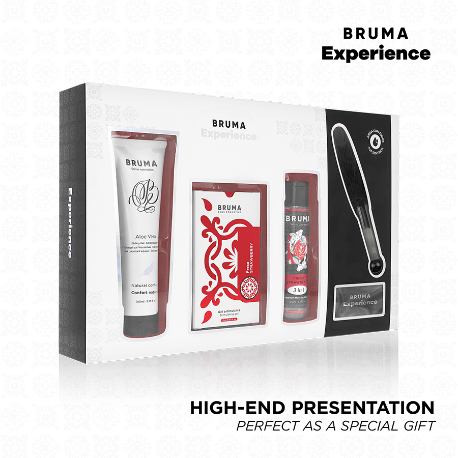 img_211205_f4be717f088f0ed7d9b721a1e4a8820f_1.png BRUMA XPERIENCE - KIT TENTACIÓN DULCE FRESA CON POTENCIADOR DE ORGASMOS