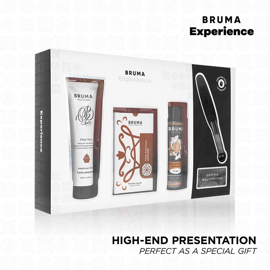 img_211254_66be65d947187b61f09732d51cf59ac4_1.png BRUMA XPERIENCE - KIT TENTACIÓN DULCE TARTA AMERICANA VIBRO-ORGÁSMICA