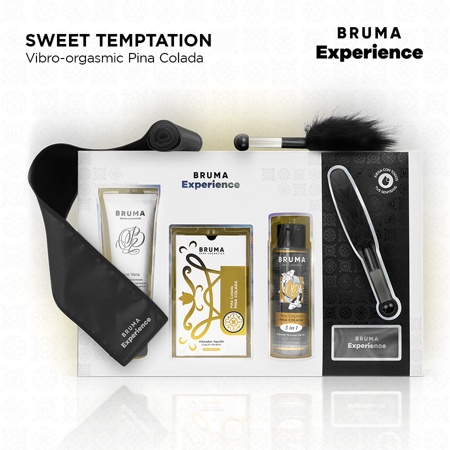 img_211263_baa3d5ecfb37dddf8e36566bc258ce02_1.png BRUMA XPERIENCE - KIT TENTACIÓN DULCE PIÑA COLADA VIBRO-ORGÁSMICA