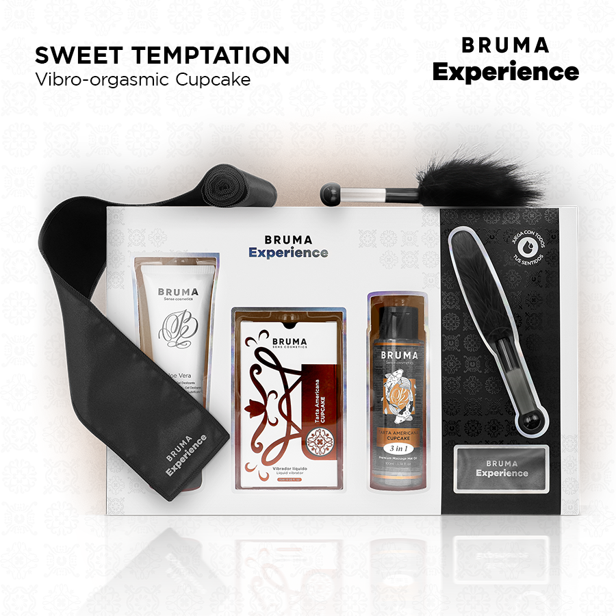 img_211267_a2157a8a575223c102bd3baa21e84940_1.png BRUMA XPERIENCE - KIT TENTACIÓN DULCE TARTA AMERICANA VIBRO-ORGÁSMICA