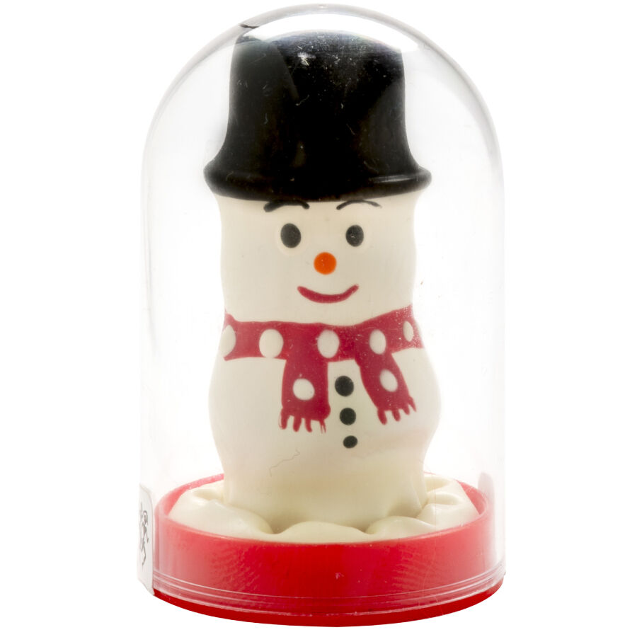 img_211594_fdc20f482695d07ff0f80a966a24c7df_1.jpg CONDOMERIE - PRESERVATIVO DECORATIVO PINTADO A MANO MUÑECO DE NIEVE