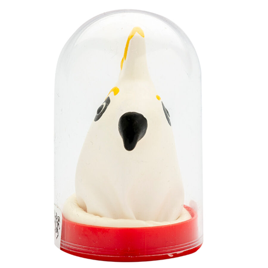img_211683_7bdacf9055efee4cf3675a2f9a3799ad_1.jpg CONDOMERIE - PRESERVATIVO DECORATIVO PINTADO A MANO LORO BLANCO