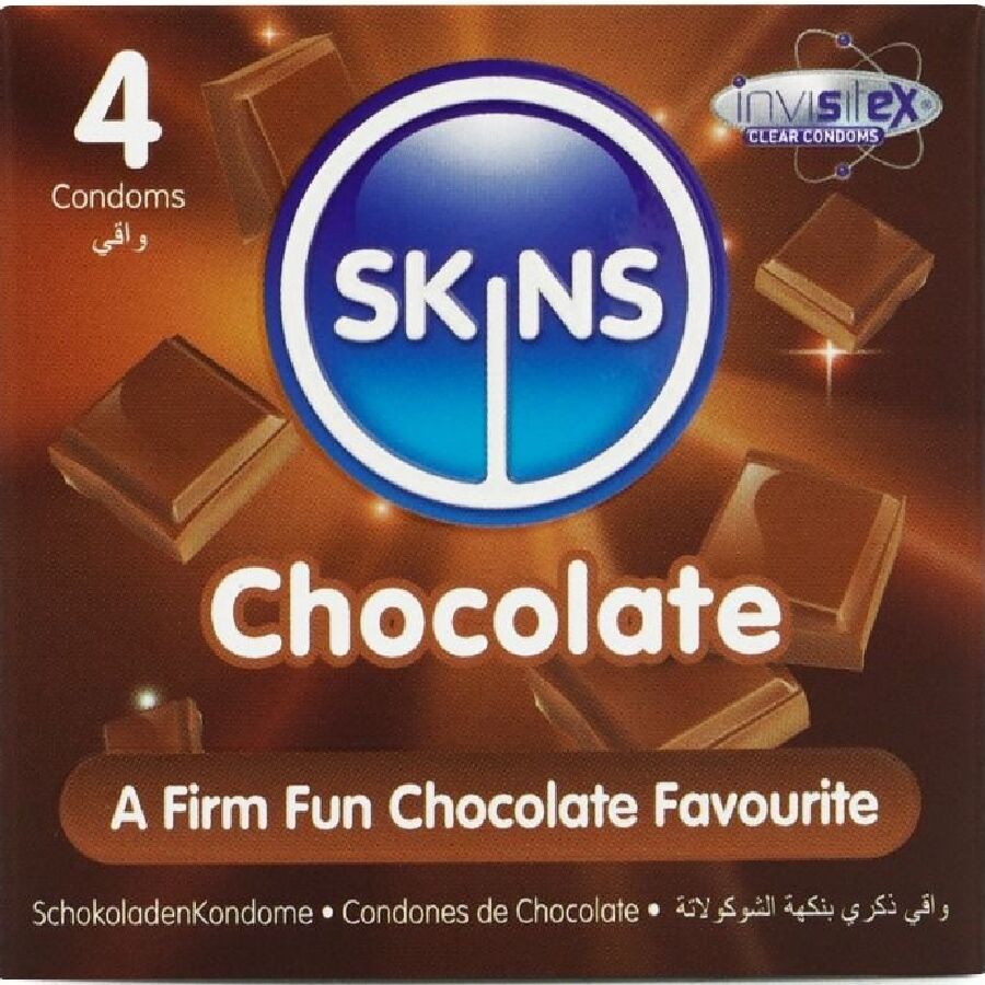 img_213358_408e809b8da5efcd5e33234558ac69e6_1.jpg SKINS - PRESERVATIVOS PREMIUM SABOR CHOCOLATE PACK 4