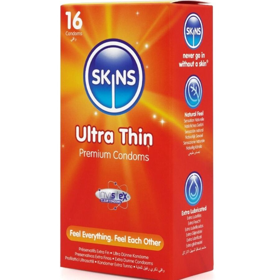 SKINS - ULTRAFINOS PRESERVATIVOS PREMIUM PACK 16