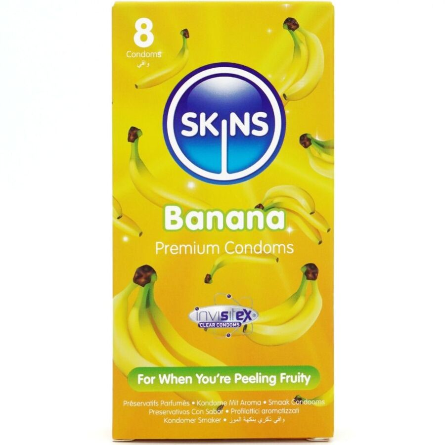 img_213429_56ad11716a4633a81ed557b62a85c84f_1.jpg SKINS - PRESERVATIVOS PREMIUM SABOR PLÁTANO PACK 8