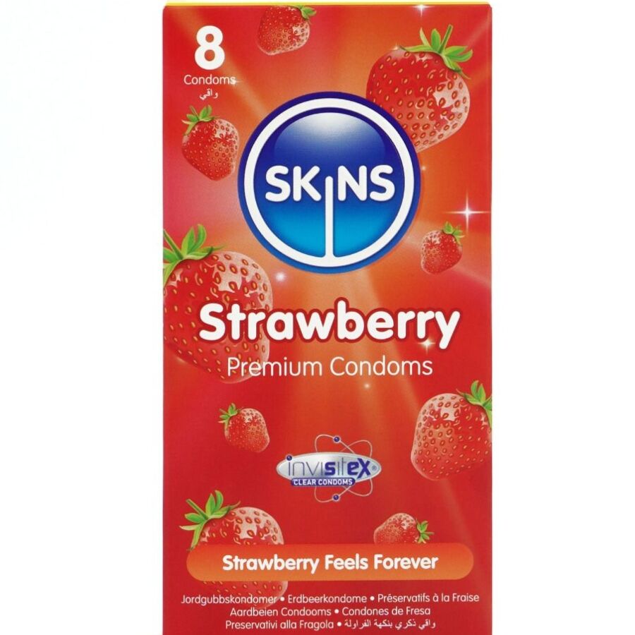 img_213456_65c0a1a7e8ae1c7cb0152682d3df053c_1.jpg SKINS - PRESERVATIVOS PREMIUM SABOR FRESA PACK 8