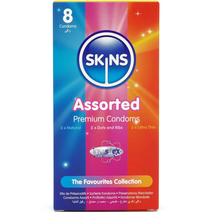 img_213488_fedd1861cb8be68e7c0601963c8d1d54_1.jpg SKINS - SURTIDO PRESERVATIVOS PREMIUM PACK 8