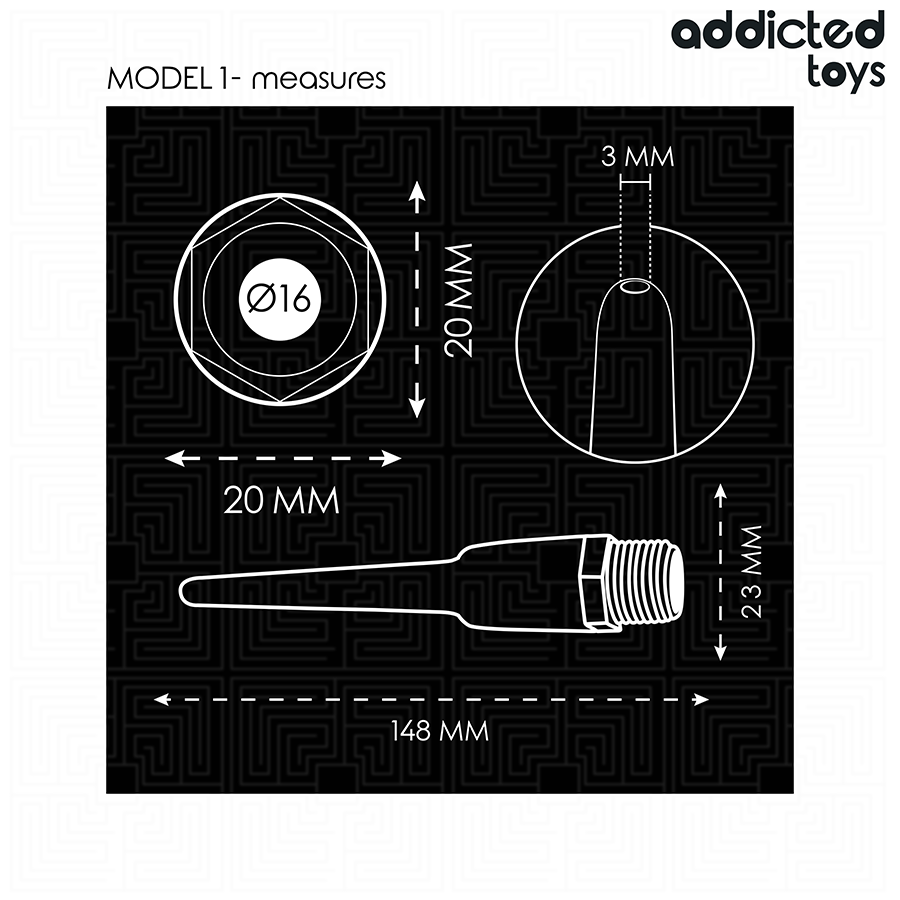 img_213666_45adbdbda4b3d36ea65cfd875e44a2c7_1.png ADDICTED TOYS - LIMPIADOR ANAL CON ADAPTADOR UNIVERSAL MODELO 1
