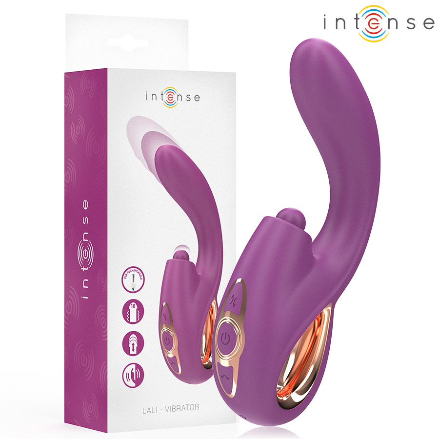 img_213980_2427c965ed5155cef6ac479706189788_1.png INTENSE - LALI VIBRADOR PUNTO G MULTIFUNCIÓN ESTIMULACIÓN  EMPUJE  VIBRACIÓN MORADO