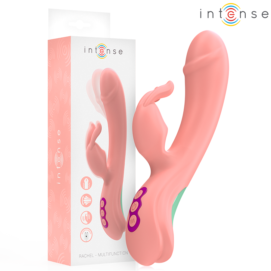 img_214147_5c1a1d8b7c6c7a52523d6062029e6d5a_1.png INTENSE - RACHEL VIBRADOR RABBIT 5 VIBRACIONES ROSA
