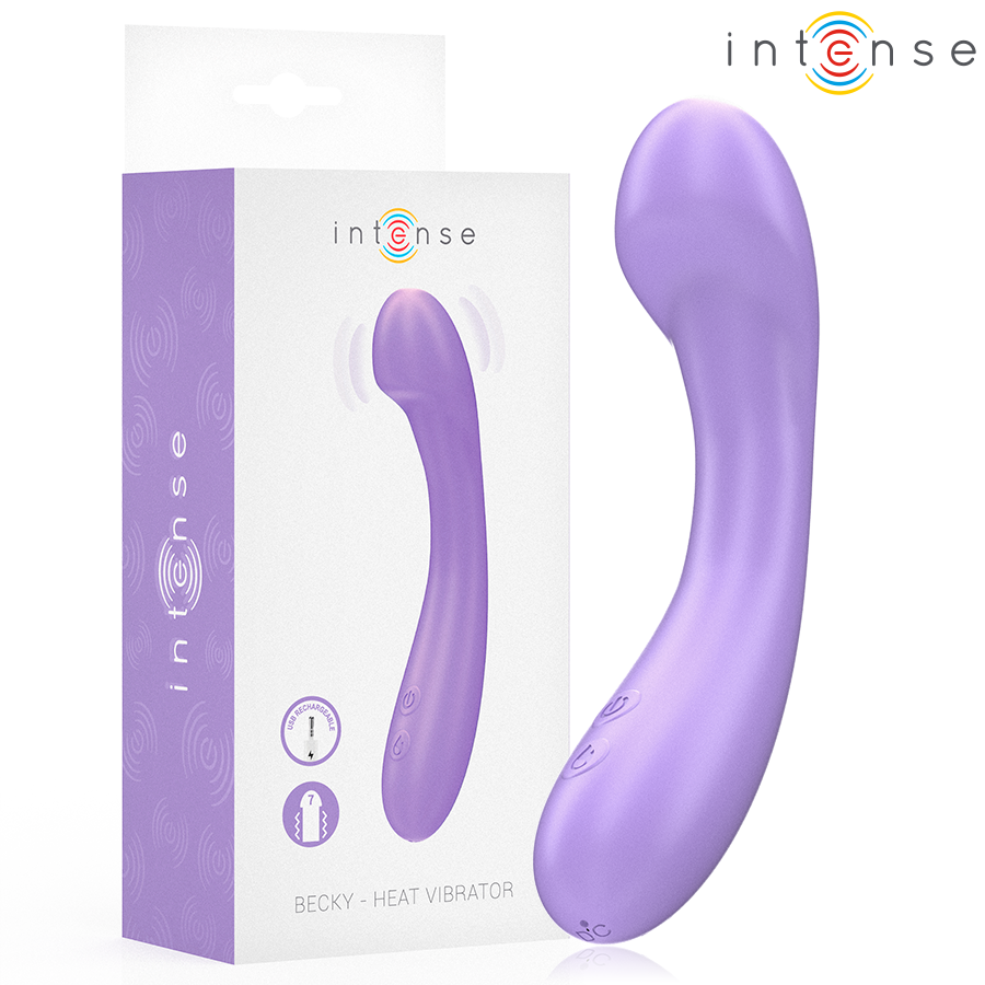 img_214177_1569377ab85fe223d3887366f4988936_1.png INTENSE - BECKY VIBRADOR 19 CM CALENTABLE 7 VIBRACIONES MORADO