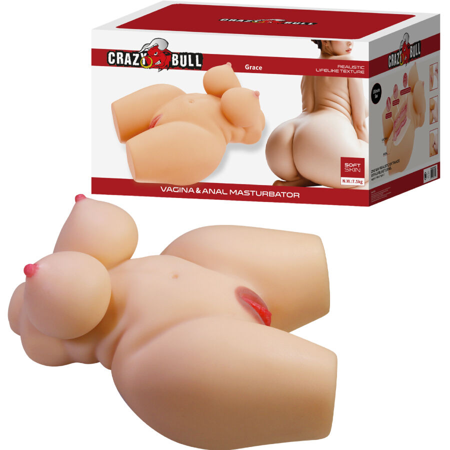img_215333_22d0402a7ebe93bd3d5de3dd724ef255_1.jpg CRAZY BULL - GRACE TORSO FEMENINO REALISTA VAGINA Y ANAL 7.5 KG