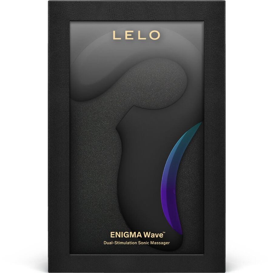 LELO - ENIGMA WAVE MASAJEADOR TRIPLE VIBRACIÓN NEGRO
