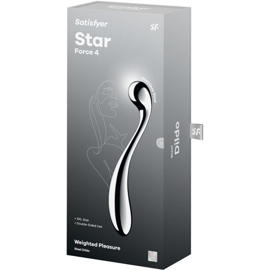 img_217780_c911a3e867d03a820cb4cb7300b65455_1.jpg SATISFYER - STAR FORCE 4 DILDO ACERO INOXIDABLE DOBLE USO