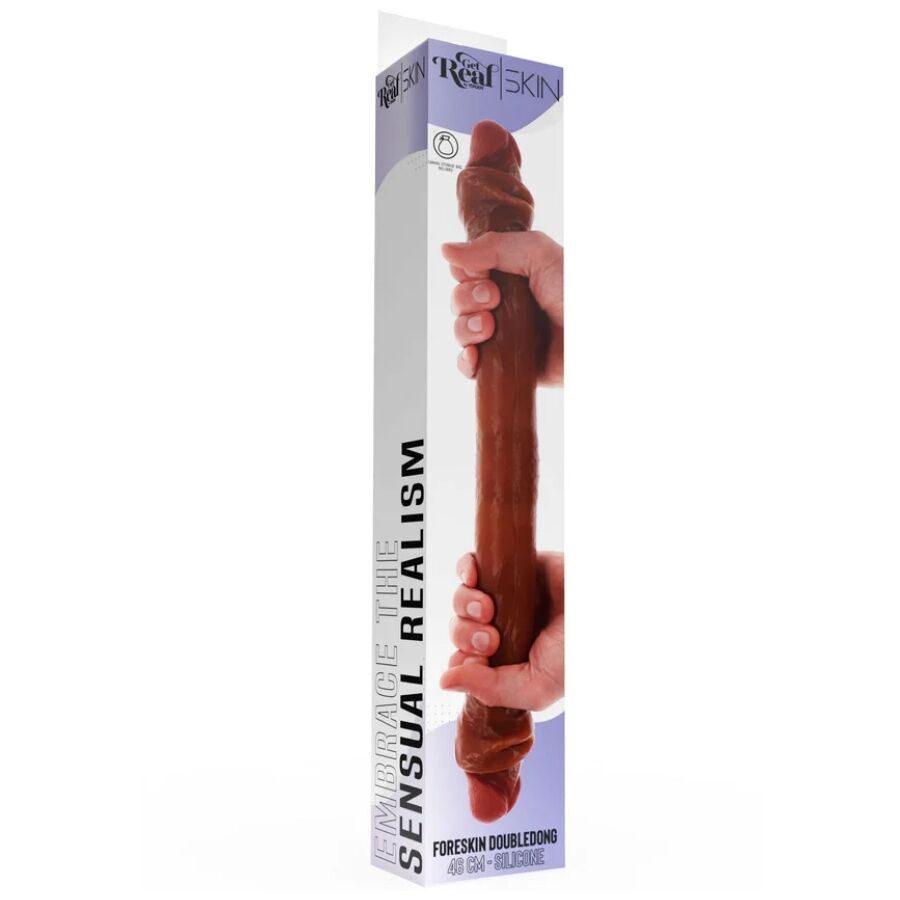 img_218307_3a9f19b35b30df070679dd85907c2eac_1.jpg GET REAL - DILDO DOBLE DONG DE SILICONA CARAMELO 46 CM