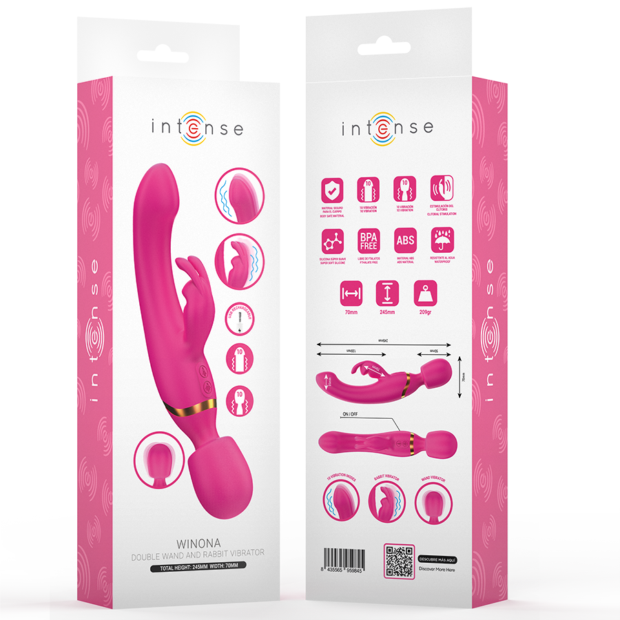INTENSE - WINONA DOBLE VIBRADOR RABBIT  WAND